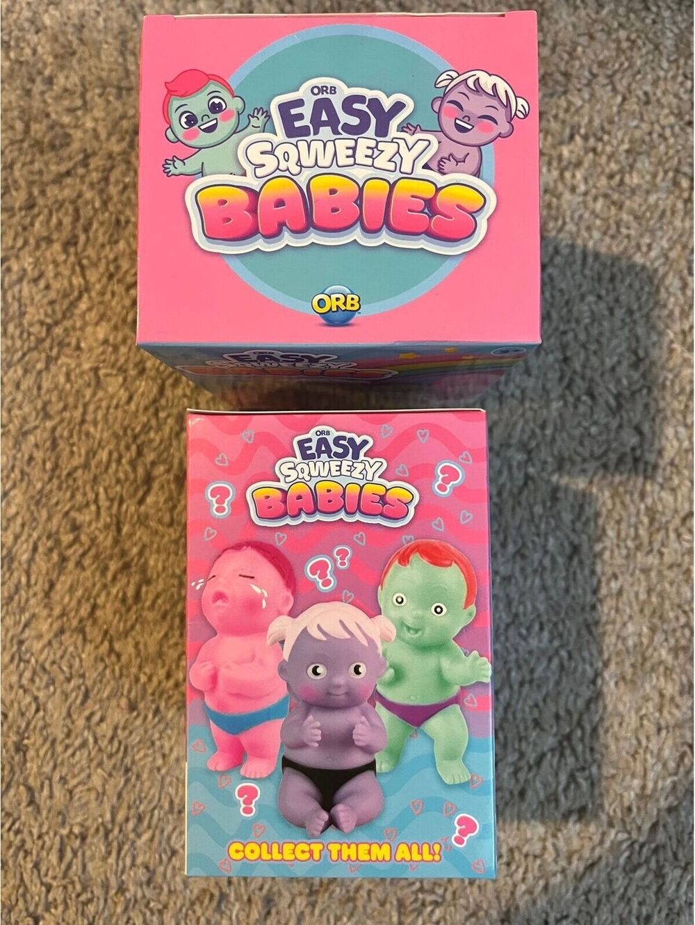 NEW ITEM! ORB Easy Squeezy Babies Mystery Squishy Blind Box Collectible Squishy